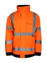 Korntex Hi-Vis Regenjacke EN 20471, neonorange, 3XL