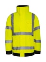 Korntex Hi-Vis leichte Regenjacke EN 20471, neongelb, 4XL