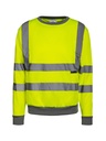 Korntex Hi-Vis Sweatshirt EN 20471, neongelb, 3XL