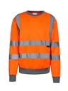 Korntex Hi-Vis Sweatshirt EN 20471, neonorange, XXL