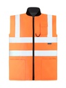 Korntex Hi-Vis 2 in 1 Bodywarmer EN 20471, neonorange, M