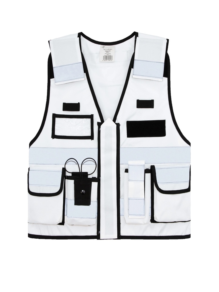 Korntex taktische Einsatzweste Basic, weiss, M/XL