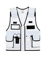 Korntex taktische Einsatzweste Basic, weiss, XXL/4XL