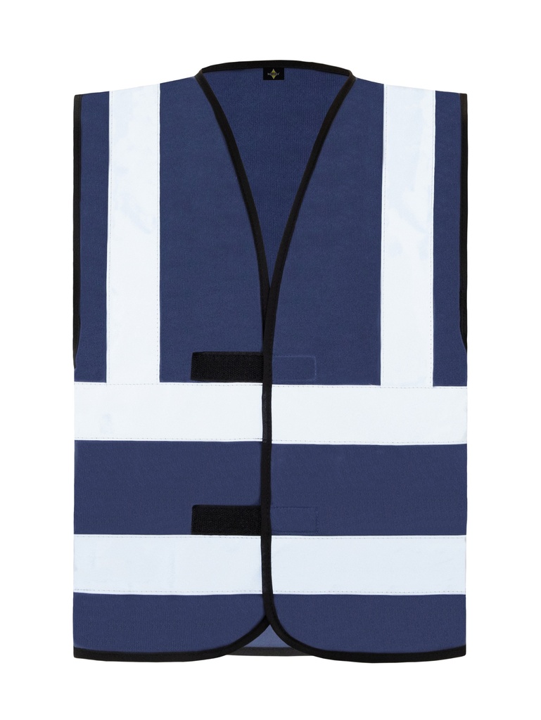 Korntex Funktionsweste mit vier Reflexstreifen, navyblau, M