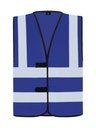 Korntex Funktionsweste mit vier Reflexstreifen, royalblau, 7XL