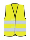 Korntex Warnweste mit schwarzem Saum EN 20471, neongelb, L