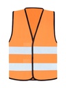Korntex Warnweste mit schwarzem Saum EN 20471, neonorange, 4XL