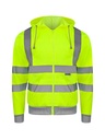 Korntex Hi-Vis Zipper Hoodie EN 20471, neongelb, L