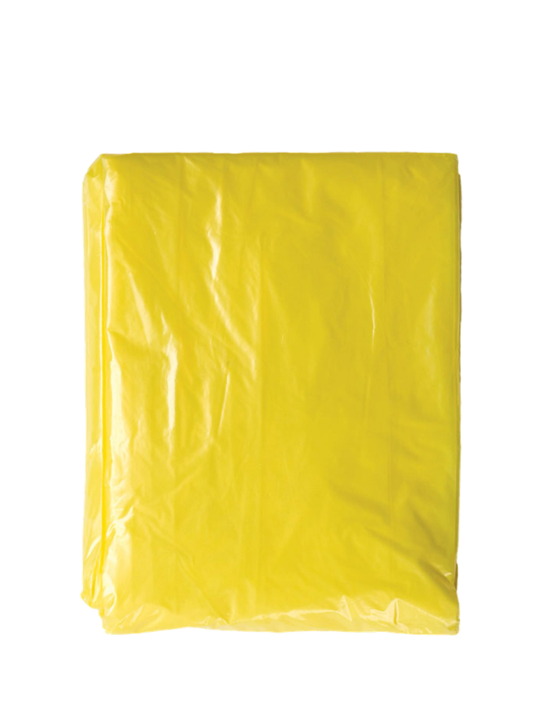 Korntex Einweg Regenponcho für Kinder, gelb