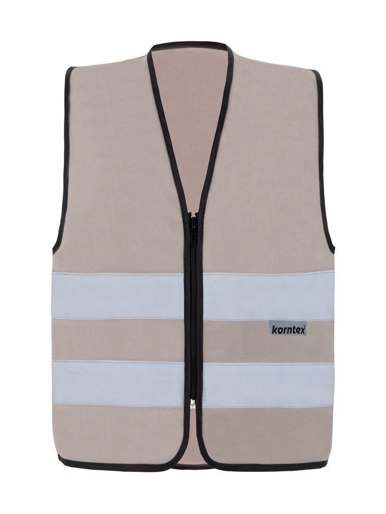 Korntex Funktionsweste mit Reissverschluss, grau, 3XL