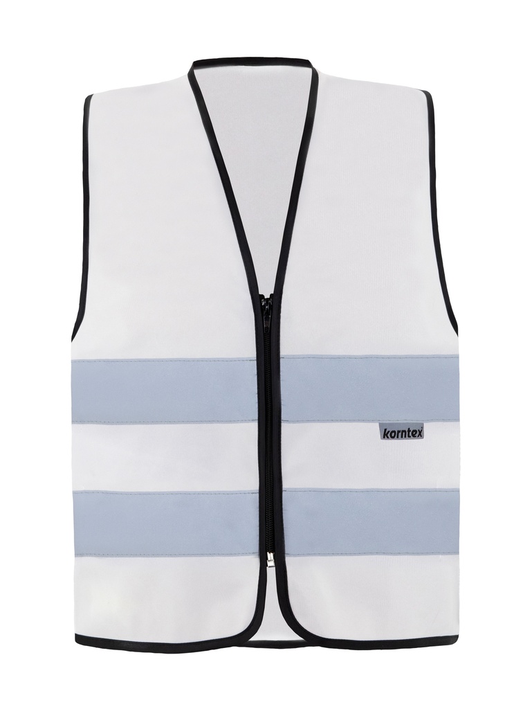 Korntex Funktionsweste mit Reissverschluss, weiss, 5XL