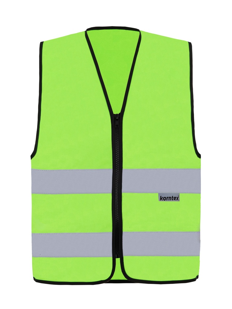 Korntex Funktionsweste mit Reissverschluss, hellgrün, 5XL
