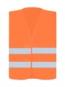 Korntex Warnweste Doppelgrössen EN 20471, neonorange, 5XL/6XL