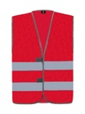Korntex Funktionsweste Doppelgrösse EN 17353, rot, XL/XXL