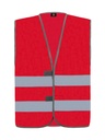Korntex Funktionsweste Doppelgrösse EN 17353, rot, 5XL/6XL