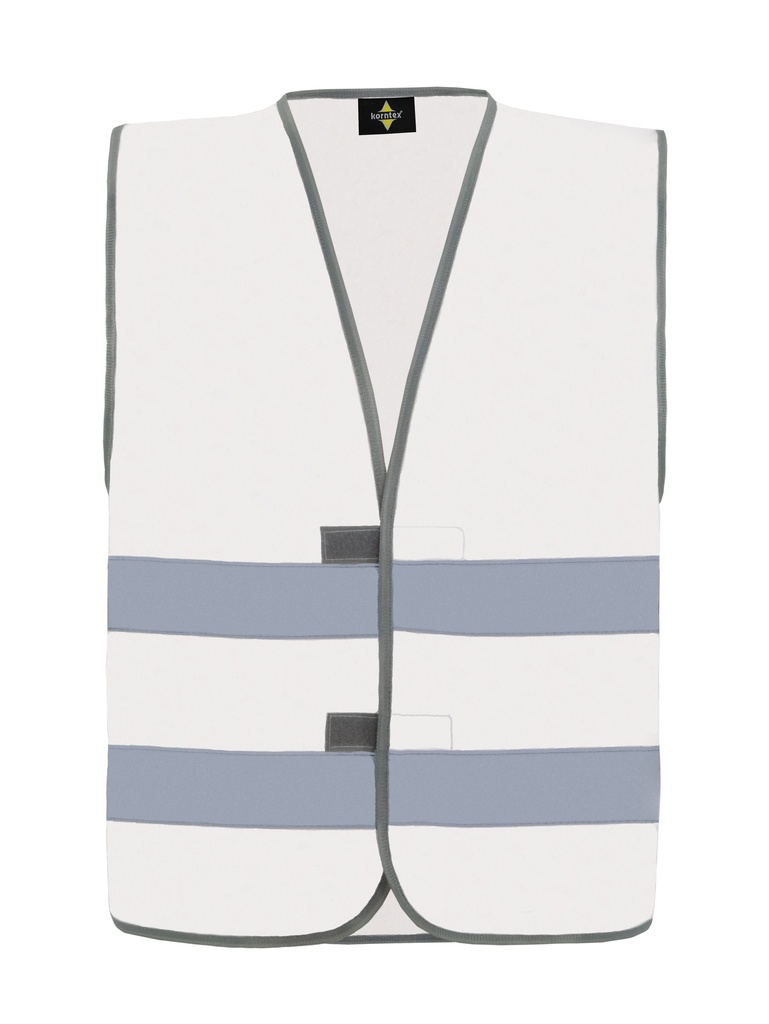 Korntex Funktionsweste Doppelgrösse EN 17353, weiss, 5XL/6XL