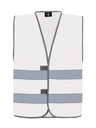 Korntex Funktionsweste Doppelgrösse EN 17353, weiss, 5XL/6XL