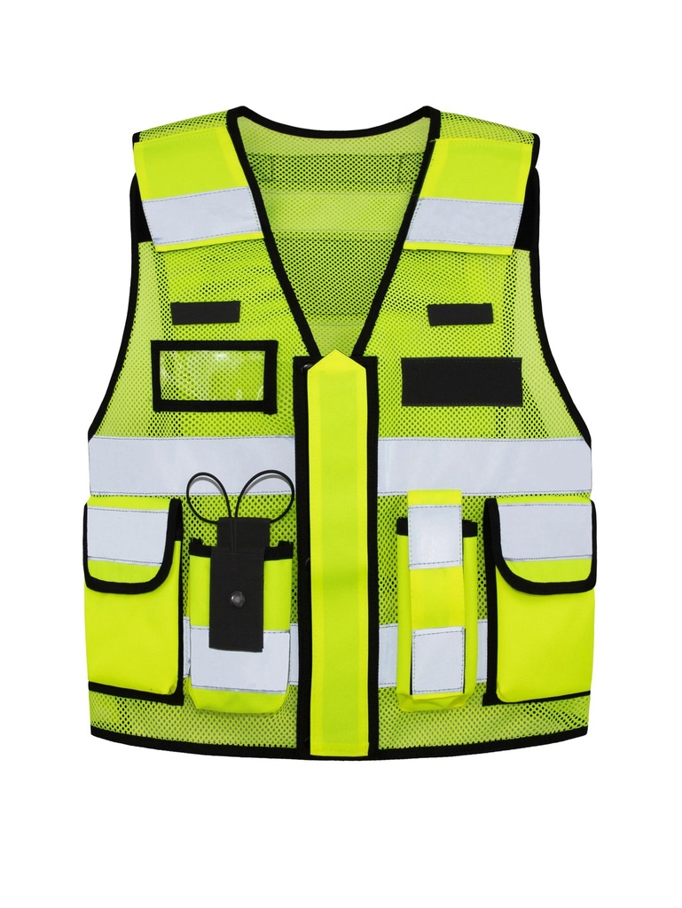 Korntex taktische Mesh Einsatzweste, neongelb, M/XL