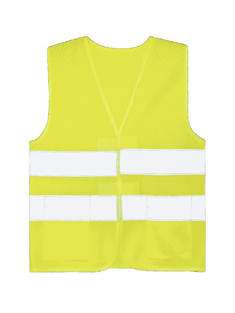 Korntex Mesh-Sicherheitsweste für Kinder, neongelb, XXS