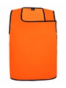 Korntex asymmetrische Kennzeichnungsweste, neonorange, XXL/3XL