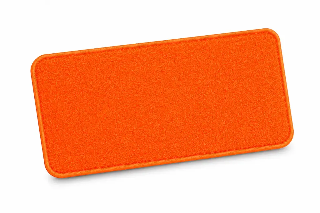 Flauschpatch individuell, neonorange