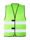 Korntex Funktionsweste mit schwarzem Saum, neongrün, L