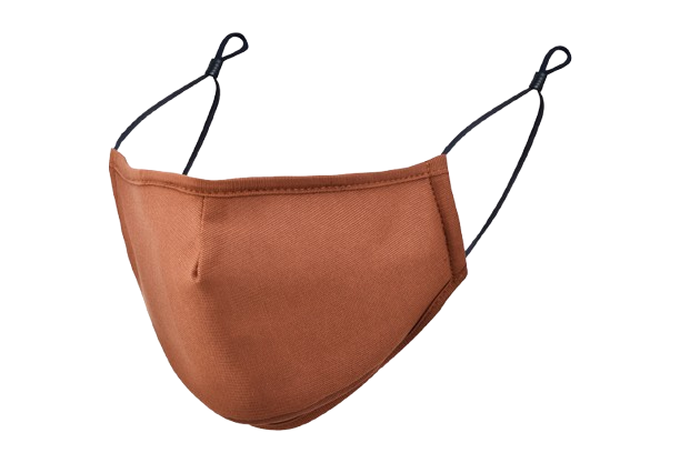 Korntex Winter Mund-Nase-Maske, kastanie