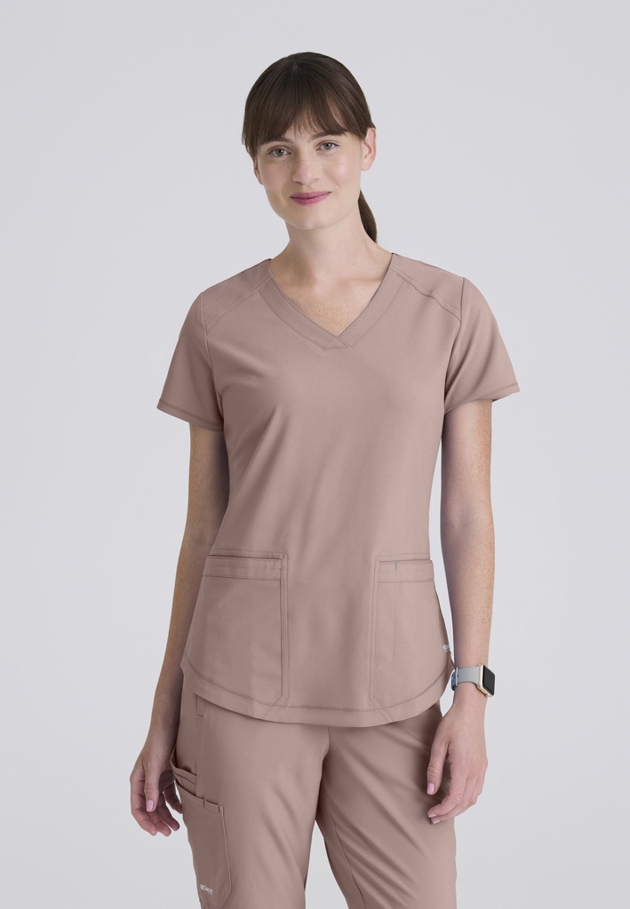 Rhythm Ciclo® Kasack mit 2 Taschen, 2314 Driftwood / Rosenholz, 5XL