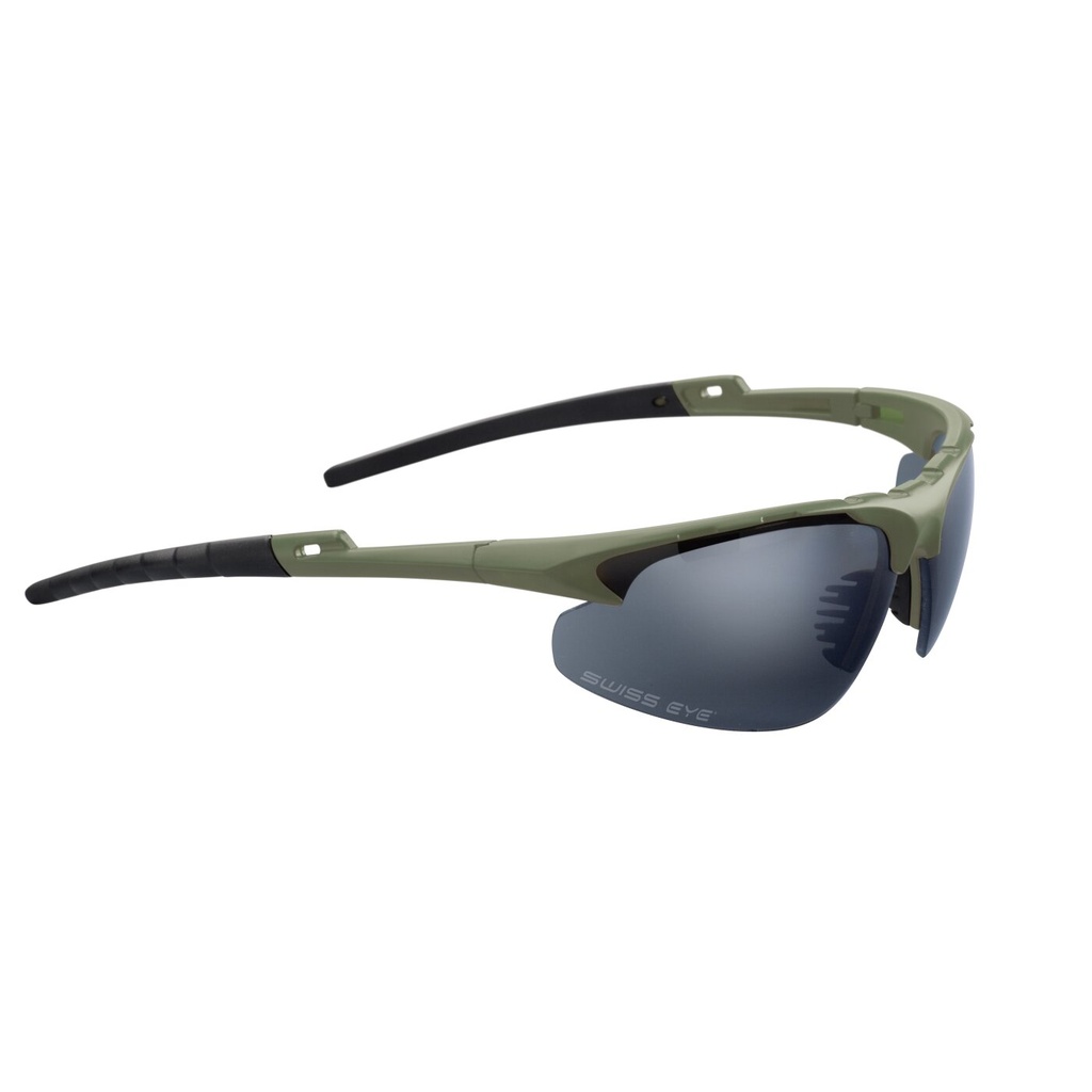 Swisseye Tactical - Brille Apache rubber green 3 Gläser-Set