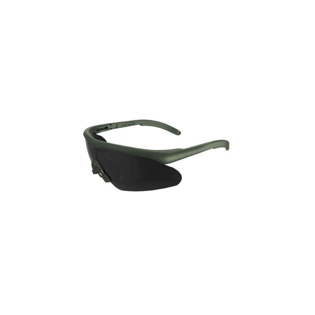 Swisseye Tactical - Brille Raptor Pro RX rubber green 3 Gläser-Set
