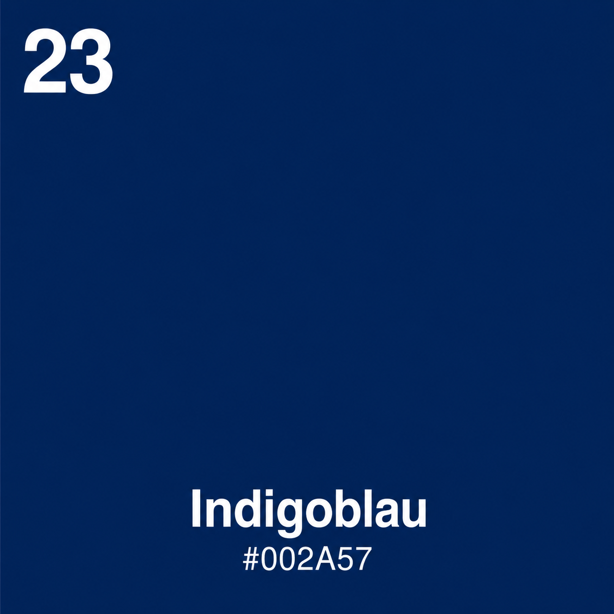 Barco-Farben: 23 Indigo / Indigoblau