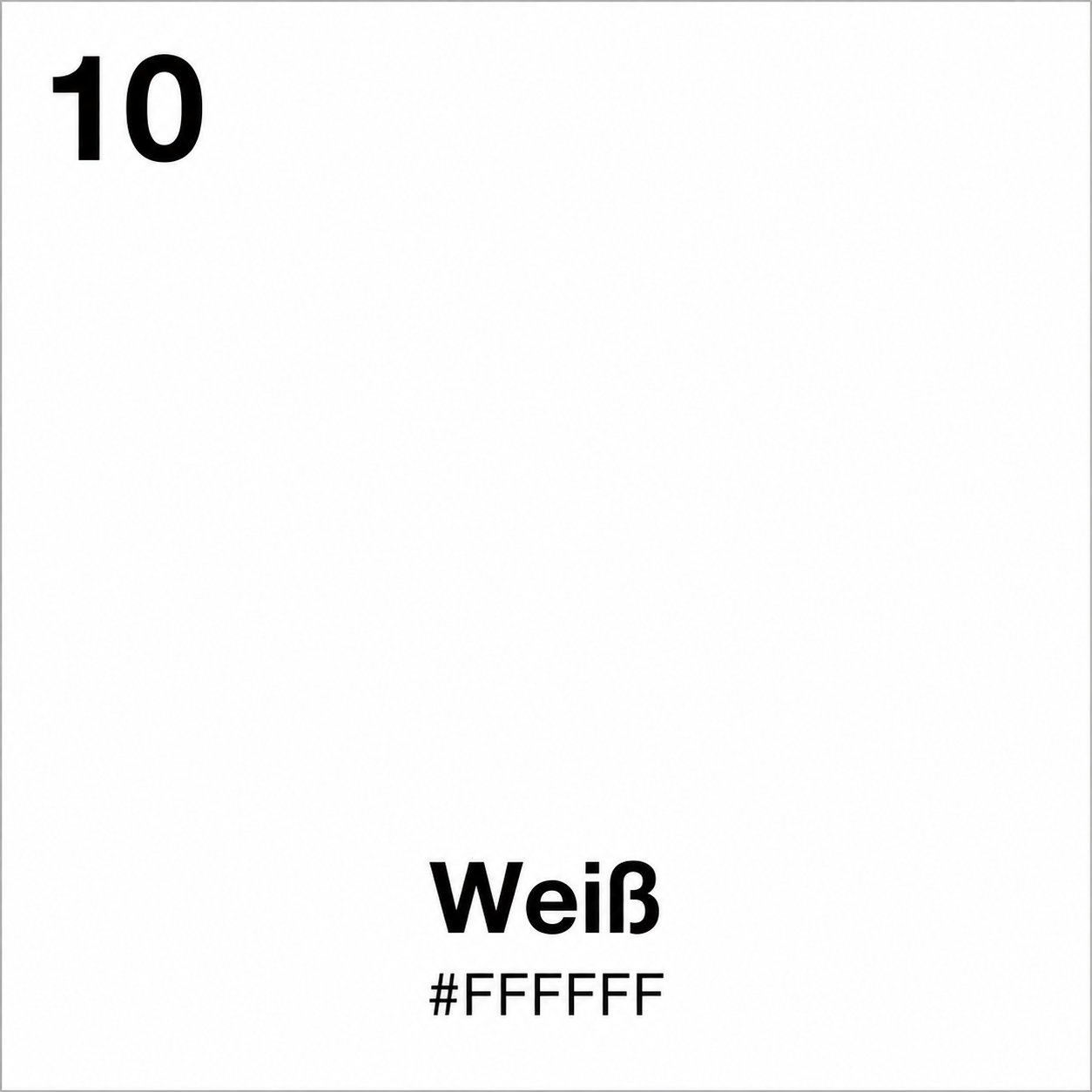 Barco-Farben: 10 White / Weiss