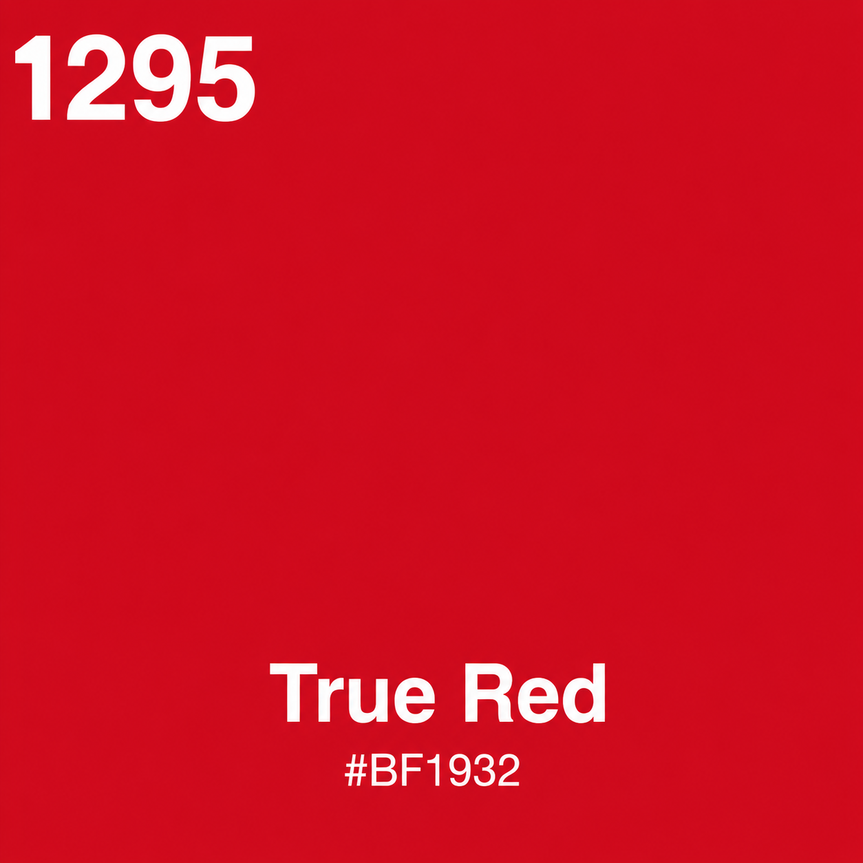 Barco-Farben: 1295 True Red / Dunkles Karminrot
