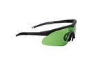 Swisseye Tactical - Brille Raptor Pro RX rubber black laser lens 694/830–860/1064 grün