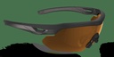 Swisseye Tactical - Brille Nighthawk Pro rubber black laser lens 532/694/1064 braun