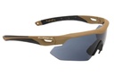 Swisseye Tactical - Brille Nighthawk rubber brown 3 Gläser-Set