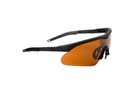 Swisseye Tactical - Brille Raptor Pro RX rubber black laser lens 532/694/1064 braun