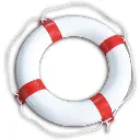 Rettungsring Atlantic Weiss/Rot  Ø65cm 148N