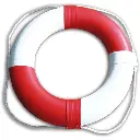 Rettungsring Pacific Weiss/Rot  Ø65cm 142N