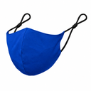 Korntex Mund-Nase-Maske Baumwolle blau