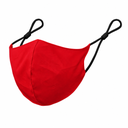Korntex Mund-Nase-Maske Baumwolle rot